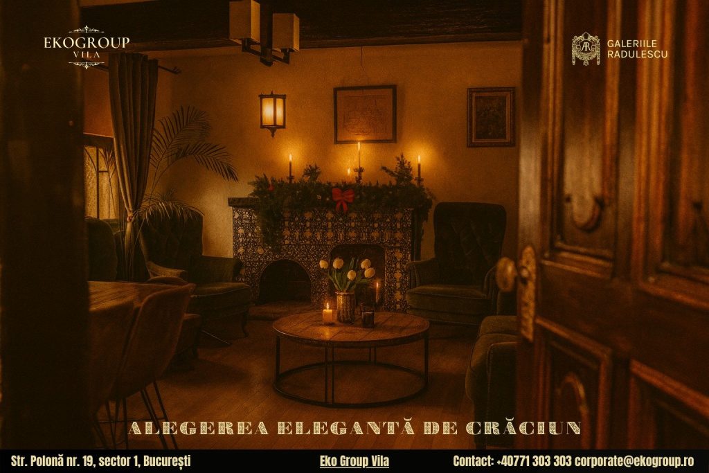 Destinații de Crăciun în București: Eleganța și Nostalgia Crăciunului Anilor ’30 la Eko Group Vila